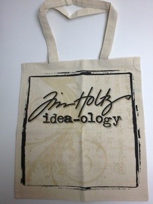 Tim Holtz Tote Bag Ideology Canvas NEW