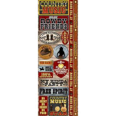 Signature Series 2012 Cardstock Combo Stickers Country Music 895707080284