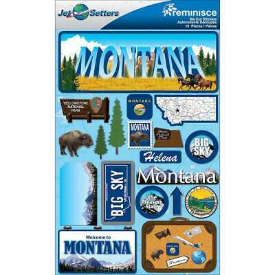 Jet Setters Dimensional Stickers Montana 895707165257