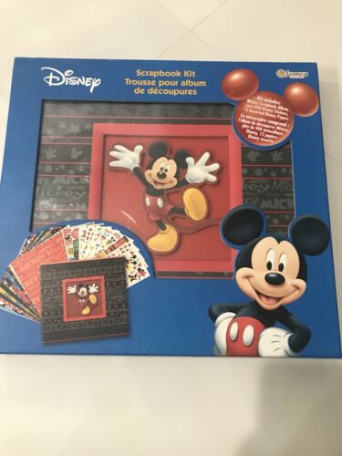 Disney Mickey Scrapbook Kit New Sealed Paper Stickers Album