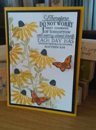 Stampin Up wildflower scripture card kit encourAgement