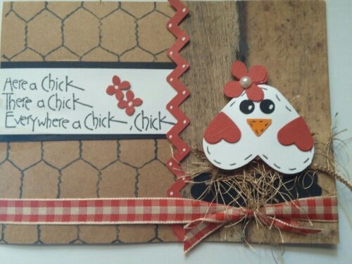 Stampin Up chicken old McDonald card kit