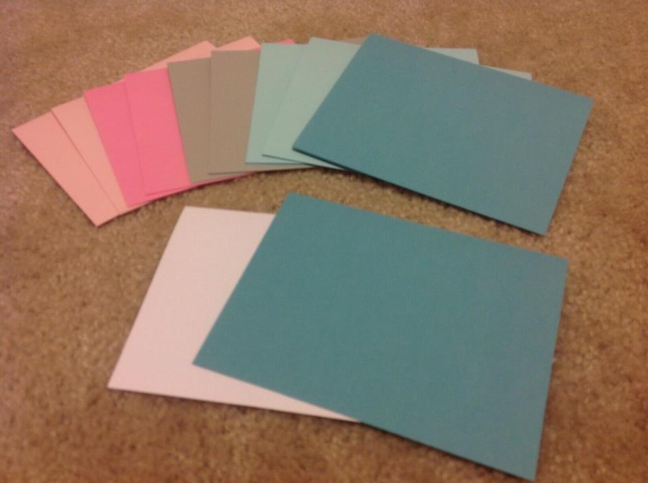 Dreamy Lot of 10 A2 blank cards with Liners