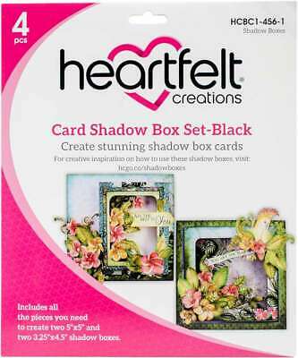 Heartfelt Creations Card Shadow Box Set 2/Pkg Black 817550020675