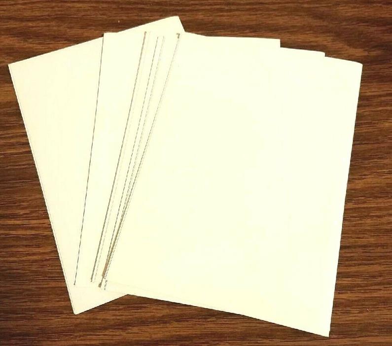 Lot of 7 Blank A2 Size Cards