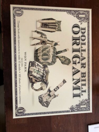 Dollar Bill Origami Kit by Won Park Never Used.