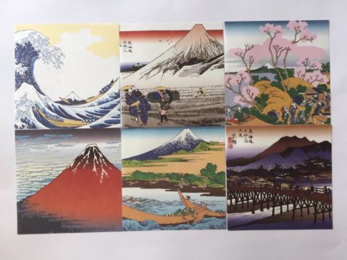 New Origami Chiyogami Japanese Print Paper Nature  24 Pieces 5.9 By 5.9 Inches