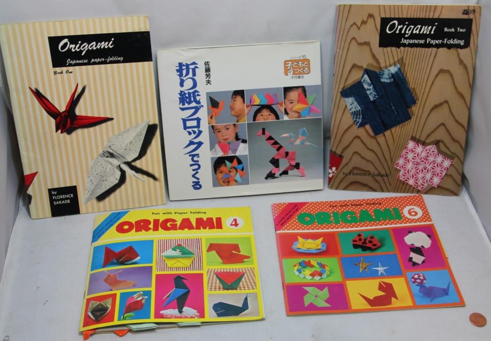 Group of 5 Origami Books