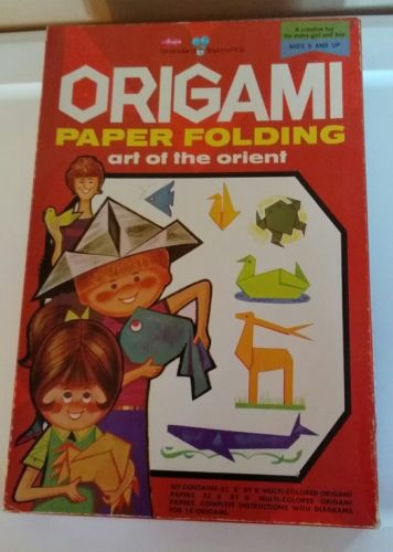 Vintage Avalon Origami Paper Folding Kit Art of the Orient Standard Toycrafts