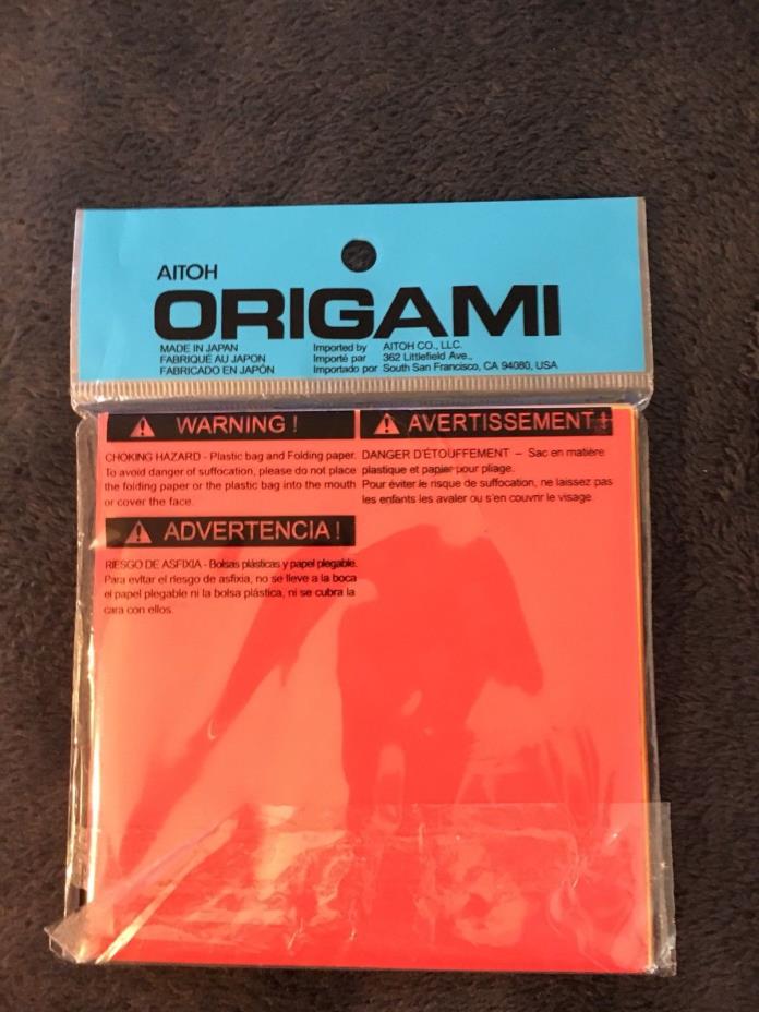 AITOH Origami 100 Colors & Sheets Paper Kit Japanese Oragami 4.5