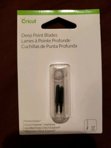 Cricut Deep Point Blades 1.7mm For Cricut Replacement Blade 2003535 New Sealed