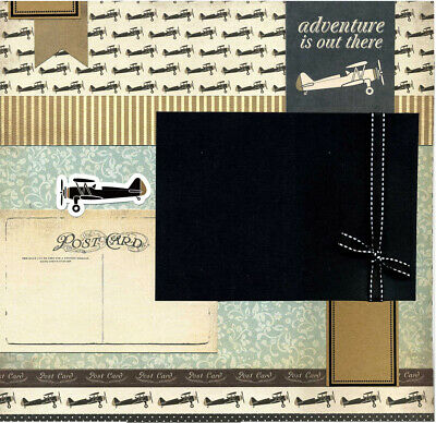 Adventure Is Out There - 12x12 Premade Scrapbook Page