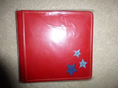Creative Memories 8 x 8 Red Stars Scrapbook Picfolio Photo Album. With Pages!