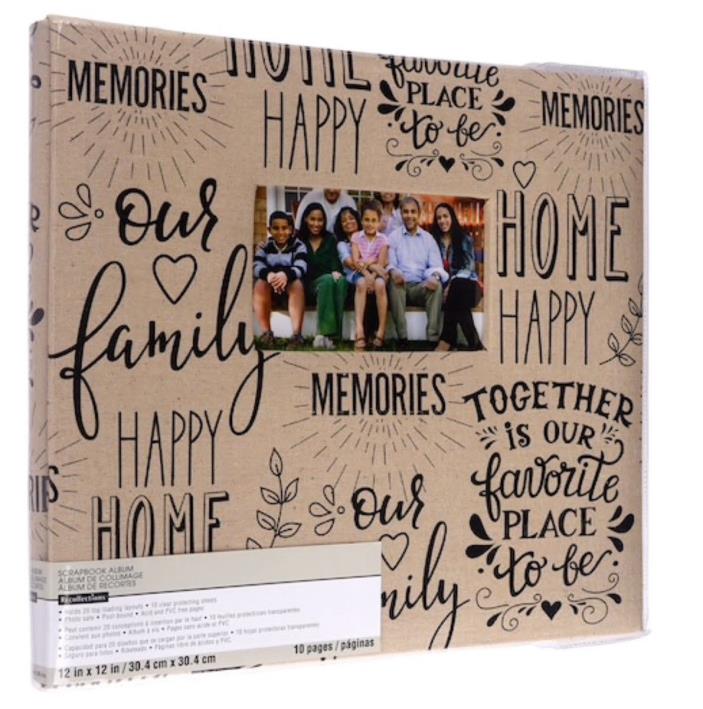 Family Memories Scrapbook Album 12” x 12” by Recollections