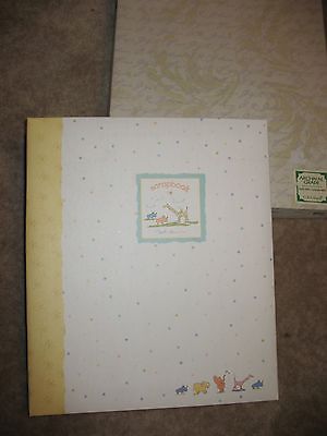 CARTER'S Baby Scrapbook animals; 30 matte finish mounting sheets; post binding
