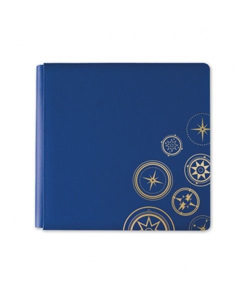 Creative Memories 12 x 12 Gallivant Blue Travel  Album Coverset true size