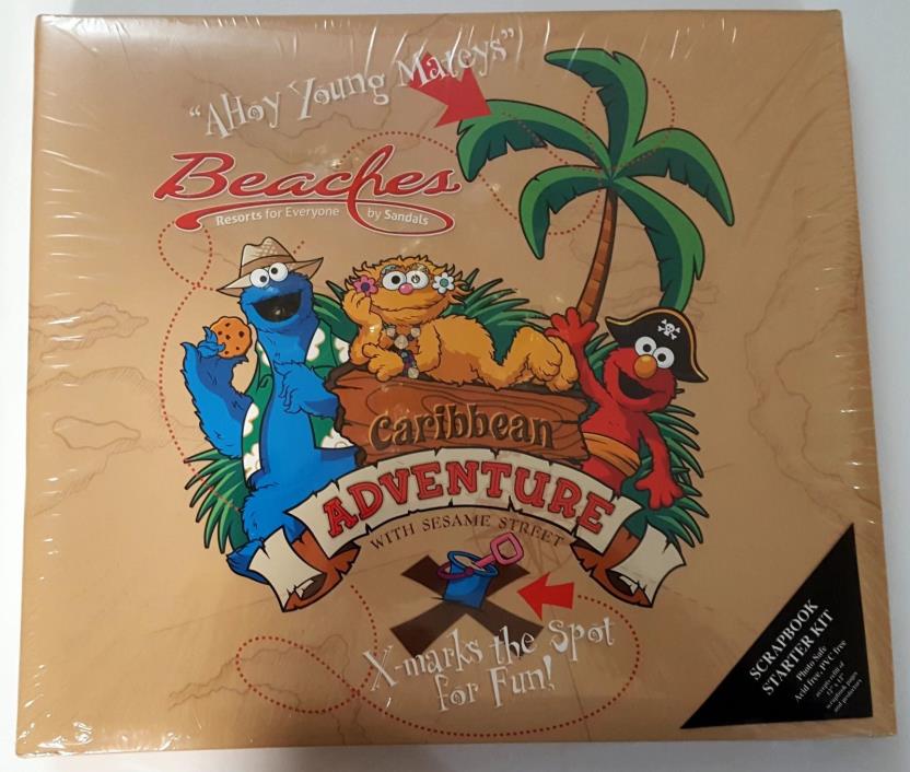 BEACHES RESORT CARIBBEAN ADVENTURE - SESAME STREET - SCRAPBOOK - SEALED