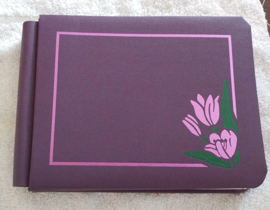 Creative Memories Sweet Blossoms Purple 5 x 7 Album Limited Retired