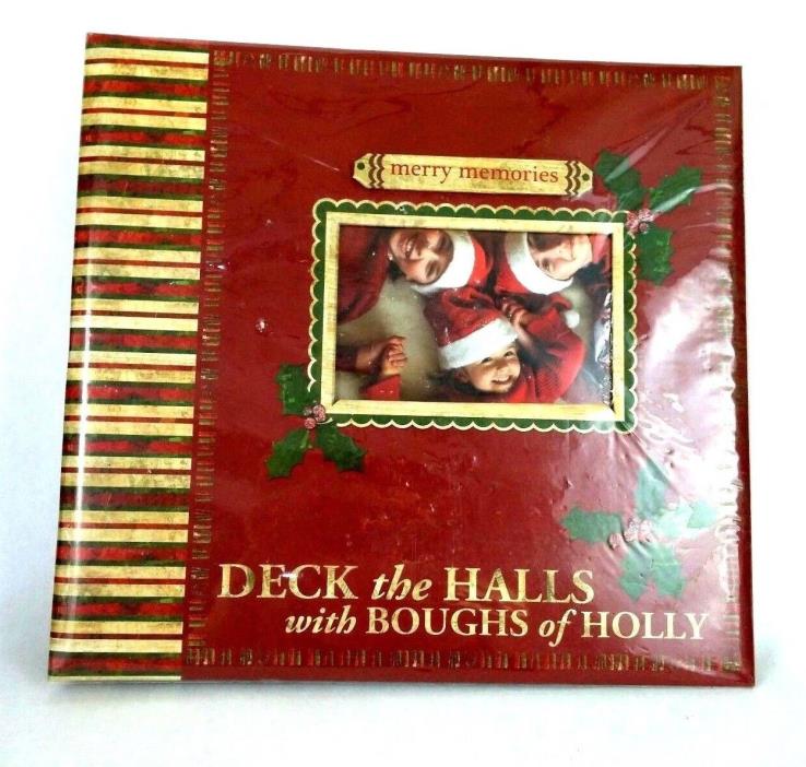 Merry Makers Christmas Scrapbook Photo Album 12x12 Themed Deluxe Stickers