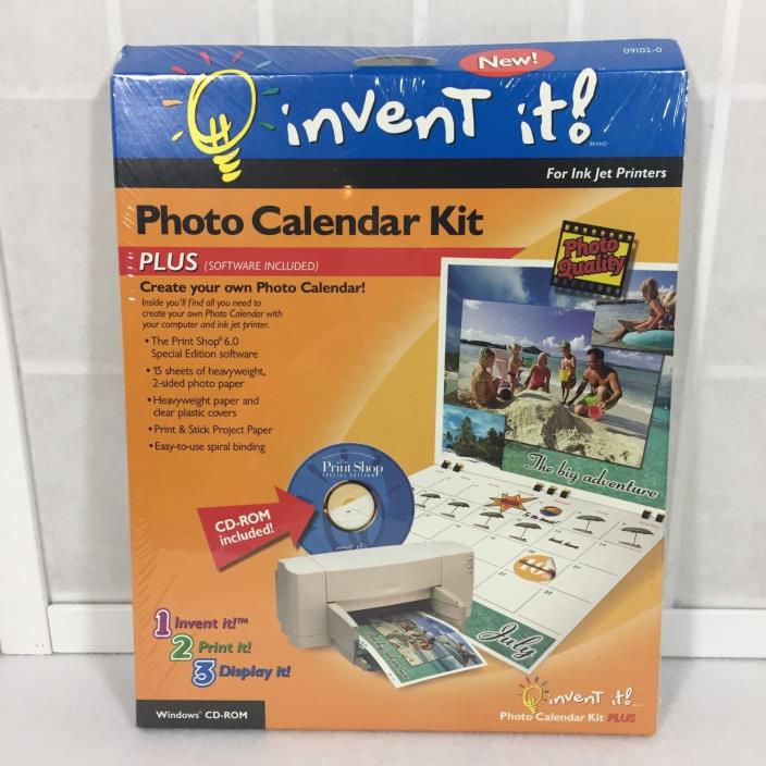 Invent It! Photo Calendar Kit with Software
