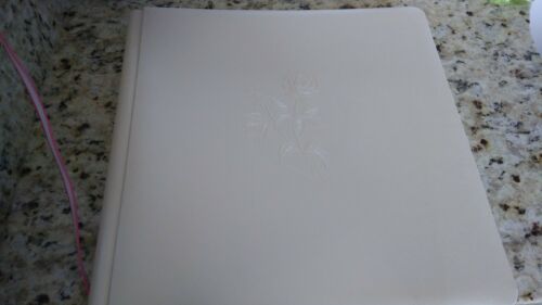 Creative Memories Retired White Rose Wedding 12 x 12 Album With 15 Pages