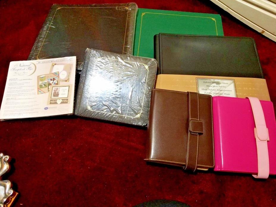 HUGE LOT OF 6 CREATIVE MEMORIES ALBUMS!! RETIRED!12 x 12, 7 x 7, Picfolio & more