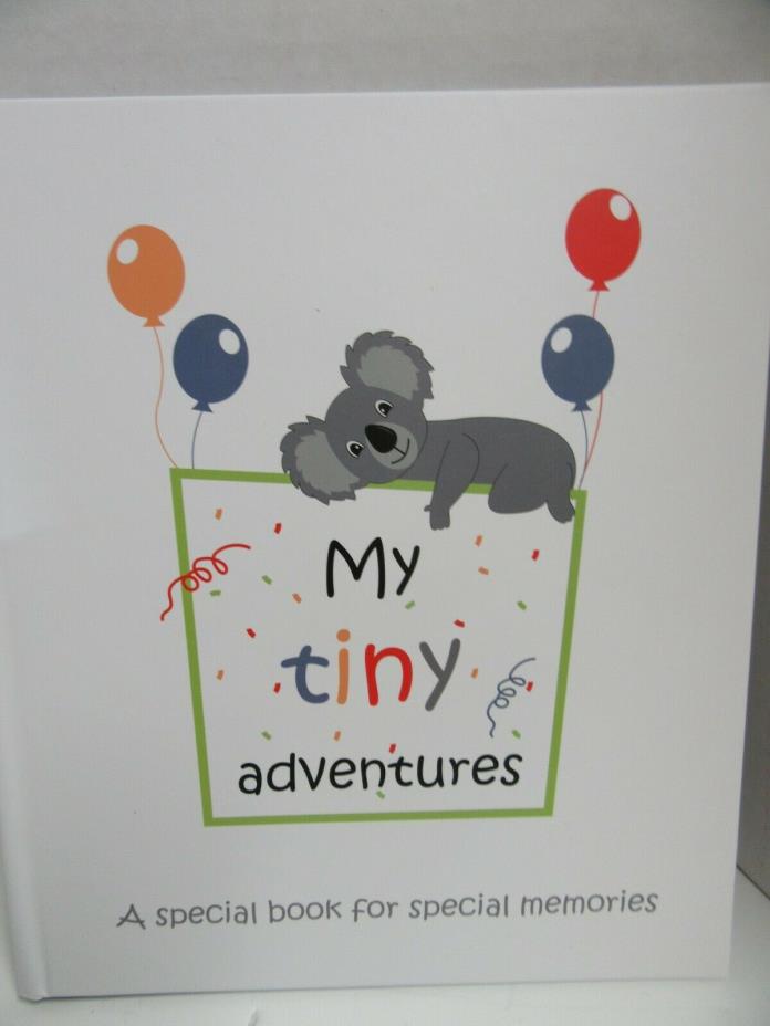 My Tiny Adventures Baby Scrapbook Memory Album First 5 Years Spiral Book
