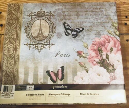 Paris Butterfly Scrapbook Album 12x12 Recollections