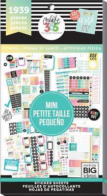 Happy Planner Sticker Value Pack Work It Out - Mini, 1939/Pkg 673808000475