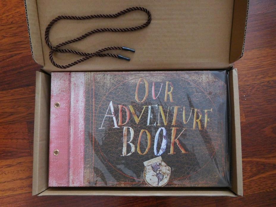 OUR ADVENTURE BOOK Pixar Up Family Vacation, Honeymoon Scrapbook Photo Album