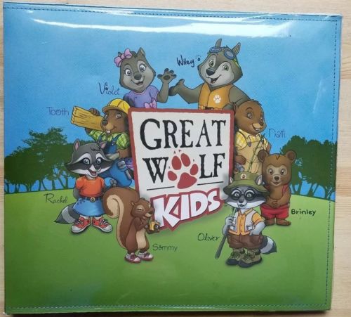 Great Wolf Lodge Scrapbook Kids Photo Album 12” X 12” Birthday