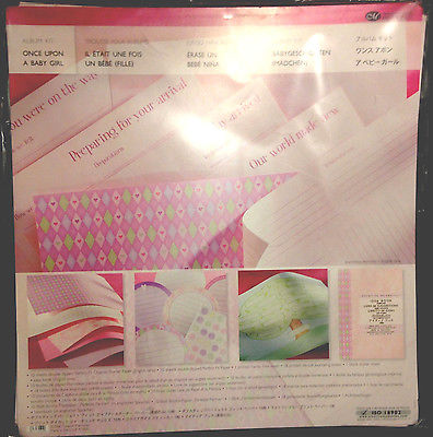 Creative Memories 12x12 Once Upon A Baby Girl Bright Album Kit Brand New