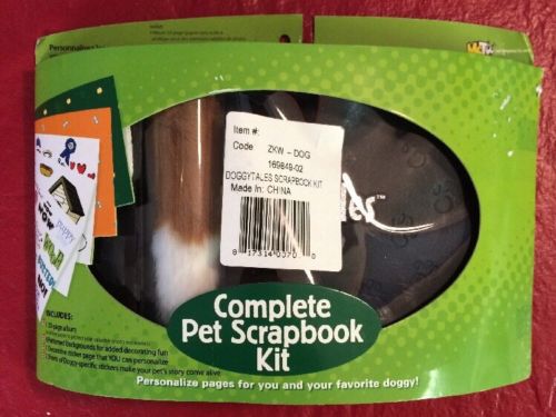 NIB  DOGGYTALES PET SCRAPBOOK KIT DOGGY TALES TAILS 169849-02 ZKW-Dog Me Too 701