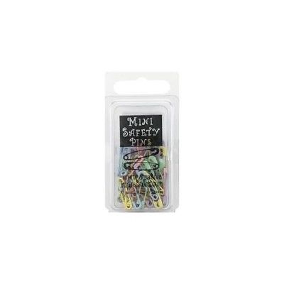CREATIVE IMPRESSIONS Mini Painted Safety Pins 50/Package, Pastel Assortment