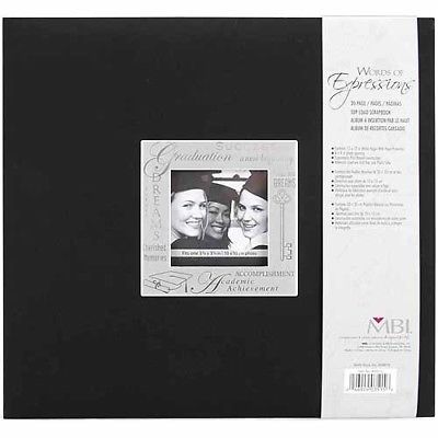(Graduation) - MBI Expressions Post Bound Album W/Window 30cm x 30cm