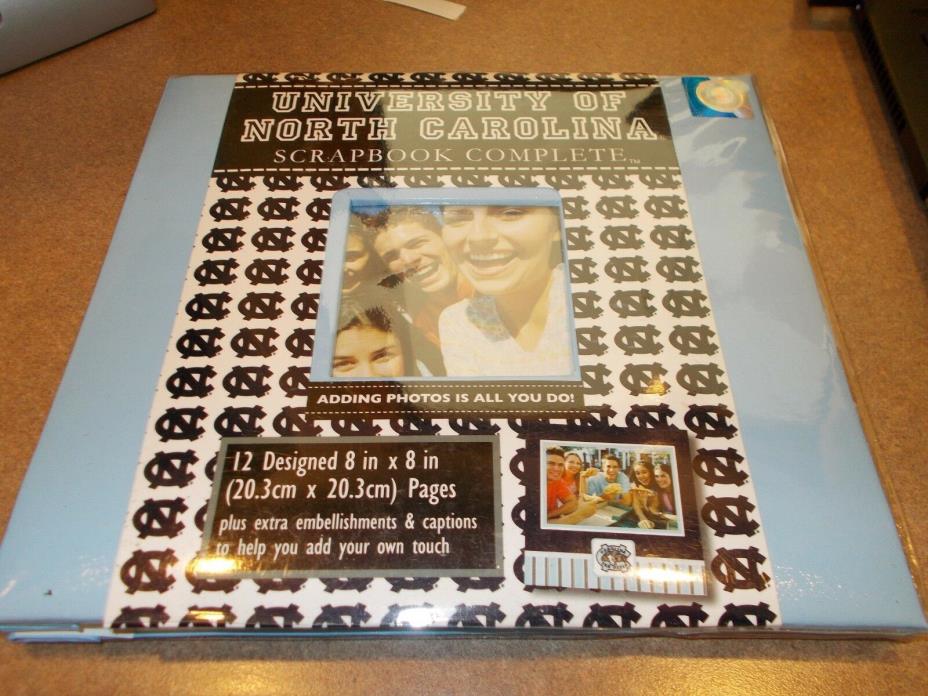 University of North Carolina Complete Scrapbook Kit by Tapestry 12 Pages