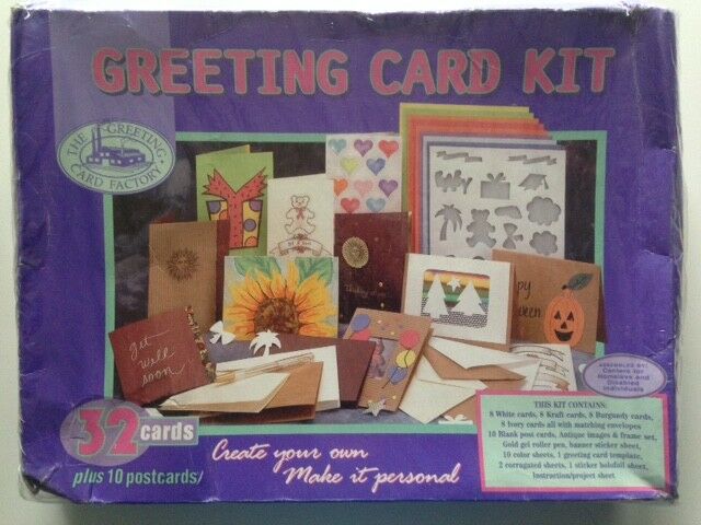 Greeting Card Factory- Creative Card Art kit - Make your own originals by hand