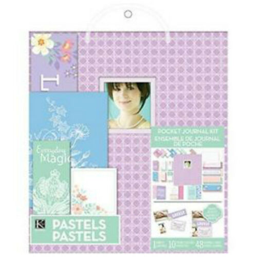 K&Company Pocket Journal and Scrapbook Kit, 8.5 by 11-Inch  Pastel