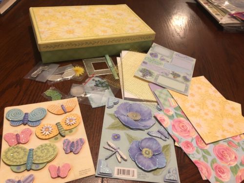 K&company Tim Coffey Scrapbook Card Making Box Embellishment K&co Grand Adhesion