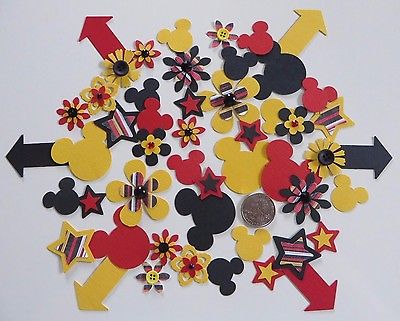 Premade Disney Scrapbook Page Embellishment Set (50 Pieces) #13