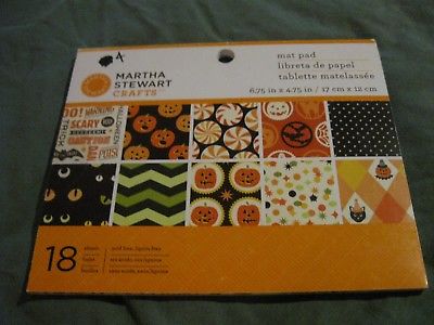 Martha Stewart Crafts halloween Mat Pad 6.75x 4.75 (free ship $20 min US ONLY)