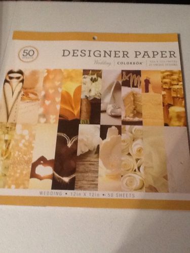 Designer Paper 31 Sheets Wrdding 12x12