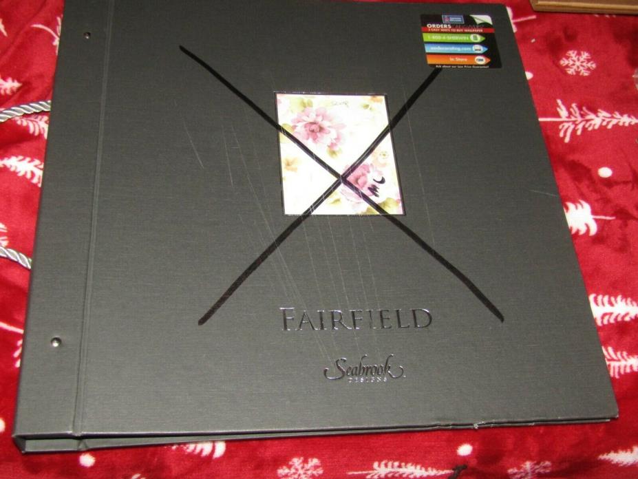 Seabrook Designs Wallpaper sampler Book FAIRFIELD  Scrapbooking-Crafts++
