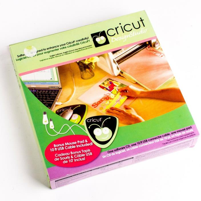 CRICUT DESIGN STUDIO New In Sealed Box + BONUS Mouse Pad & USB Cable