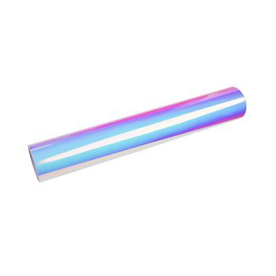 Opal Holographic Vinyl Sheet Adhesive Craft 1x5ft White