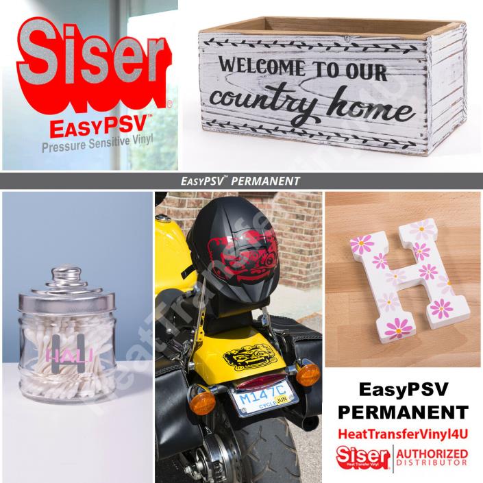 EasyPSV Permanent/Removable Adhesive Craft (Sign) Vinyl 12