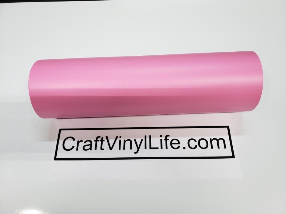 12 x 12 Oracal 631 SOFT PINK Matte Sheet - Backed Craft Vinyl Silhouette