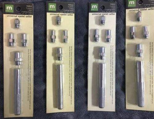Making Memories Universal Eyelet setter 5 piece pack Tools crafts scrapbooking
