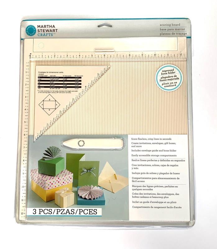 Martha Stewart - 42-05002 - 3 Pc - Scoring Board & Envelope Tool Kit - SEALED