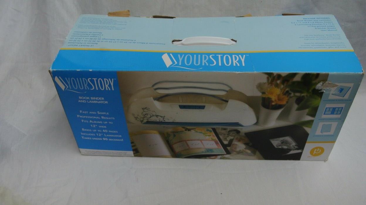 Your Story Book Binder/Laminator Yourstory Photo Model 37-5000 Provo Craft